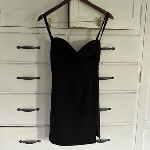 Black mini dress, size US 4 - new with tags